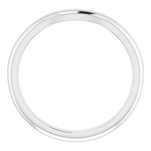Sterling Silver Band for Band 8 x 6 mm Ring