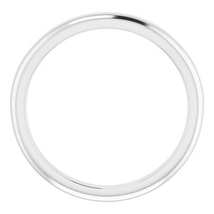 Sterling Silver Band for Band 7 x 5 mm Ring