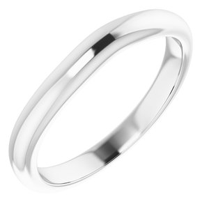 Sterling Silver Band for Band 5 x 5 mm Ring