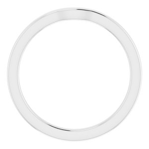 Sterling Silver Band for 4.1 mm Round Ring