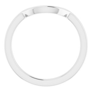Sterling Silver Band for 9 mm Round Ring