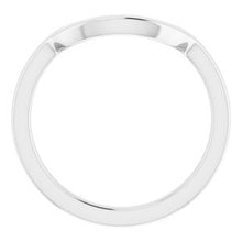 Charger l&#39;image dans la galerie, Sterling Silver Band for 12 mm Round Ring
