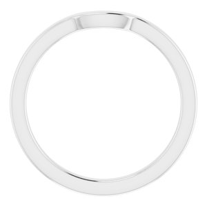 Sterling Silver Band for 5 x 5 mm Cushion Ring