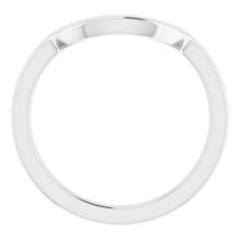 Charger l&#39;image dans la galerie, Sterling Silver Band for 12 x 10 mm Oval Ring
