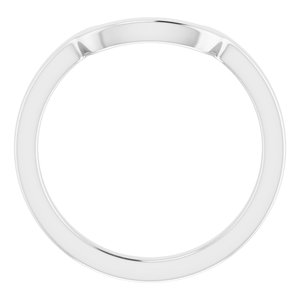 Sterling Silver Band for 9 x 9 mm Cushion Ring