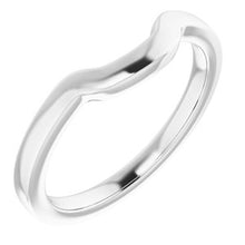 Load image into Gallery viewer, Sterling Silver Band for 7 x 7 mm Cushion Ring
