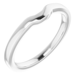 Sterling Silver Band for 5 x 3 mm Emerald Ring
