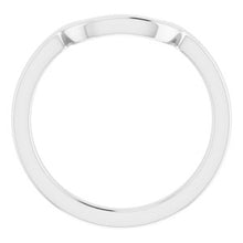 Charger l&#39;image dans la galerie, Sterling Silver Band for 10 x 8 mm Emerald Ring
