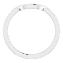 Load image into Gallery viewer, Sterling Silver Band for 8 x 6 mm Emerald Ring
