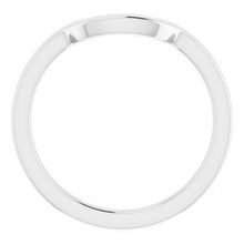 Load image into Gallery viewer, Sterling Silver Band for 8 x 8 mm Cushion Ring
