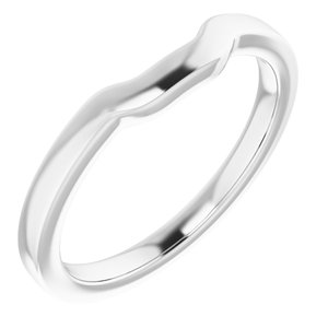 Sterling Silver Band for 5 x 5 mm Square Ring