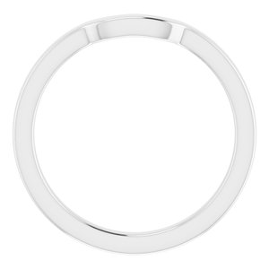 Sterling Silver Band for 5 x 5 mm Square Ring