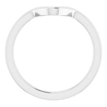 Charger l&#39;image dans la galerie, Sterling Silver Band for 9 x 9 mm Heart Ring
