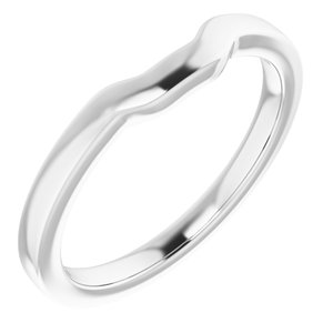 Sterling Silver Band for 4.5 mm Square Ring