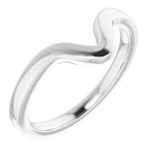 Charger l&#39;image dans la galerie, Sterling Silver Band for 10 x 7 mm Pear Ring
