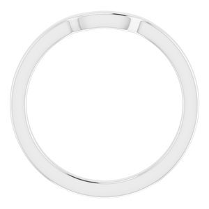 Sterling Silver Band for 4.5 mm Square Ring