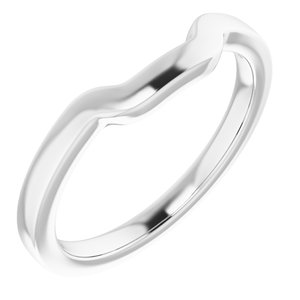 Sterling Silver Band for 6 x 6 mm Square Ring