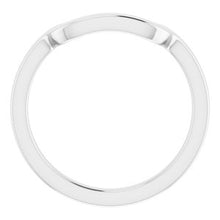 Charger l&#39;image dans la galerie, Sterling Silver Band for 10 x 10 mm Square Ring
