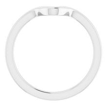 Charger l&#39;image dans la galerie, Sterling Silver Band for 8 x 6 mm Pear Ring
