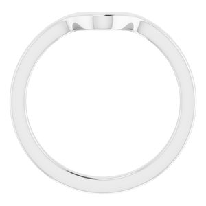 Sterling Silver Band for 8 x 6 mm Pear Ring