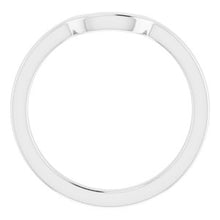 Load image into Gallery viewer, Sterling Silver Band for 7 x 5 mm Emerald Ring
