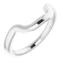Charger l&#39;image dans la galerie, Sterling Silver Band for 12 x 10 mm Emerald Ring
