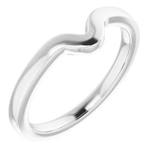 Load image into Gallery viewer, Sterling Silver Band for 7 x 5 mm Pear Ring
