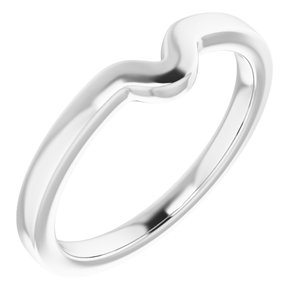 Sterling Silver Band for 6 x 4 mm Pear Ring
