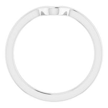 Load image into Gallery viewer, Sterling Silver Band for 7 x 5 mm Pear Ring
