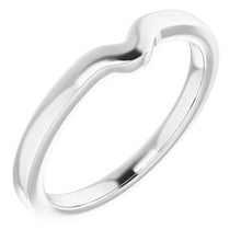Load image into Gallery viewer, Sterling Silver Band for 5 x 5 mm Heart Ring
