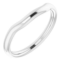 Charger l'image dans la galerie, Sterling Silver Band for 8.2 mm Round Ring
