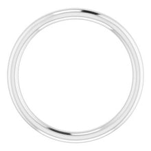 Charger l'image dans la galerie, Sterling Silver Band for 6x4 mm Oval Ring
