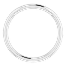 Charger l'image dans la galerie, Sterling Silver Band for 8.8 mm Round Ring
