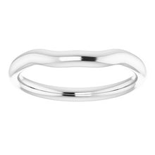 Load image into Gallery viewer, Sterling Silver Band for 9 mm Cushion Ring
