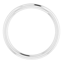 Charger l'image dans la galerie, Sterling Silver Band for 8 mm Cushion Ring
