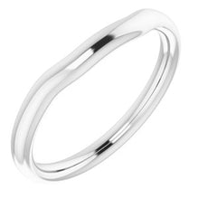 Load image into Gallery viewer, Sterling Silver Band for 7x5 mm Emerald Ring
