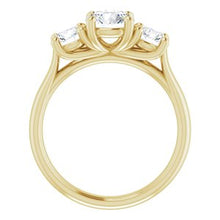 Load image into Gallery viewer, 14K Yellow 8 mm Round Forever One‚Ñ¢ Moissanite Engagement Ring

