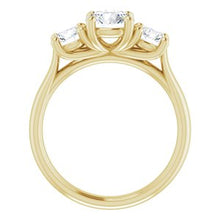 Load image into Gallery viewer, 14K Yellow 8 mm Round Forever One‚Ñ¢ Moissanite Engagement Ring
