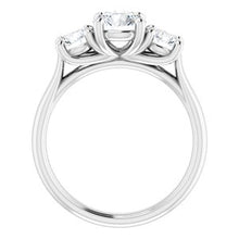 Load image into Gallery viewer, 14K White 8 mm Round Forever One‚Ñ¢ Moissanite Engagement Ring
