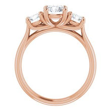 Load image into Gallery viewer, 14K Rose 7.5 mm Round Forever One‚Ñ¢ Moissanite Engagement Ring
