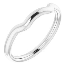 Load image into Gallery viewer, Sterling Silver Band for 6 x 6 mm Cushion Ring
