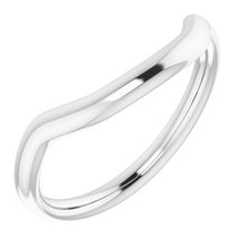 Load image into Gallery viewer, Sterling Silver Band for 15 x 15 mm Cushion Ring
