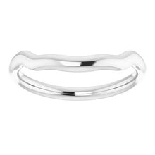 Charger l'image dans la galerie, Sterling Silver Band for 12 x 12 mm Cushion Ring
