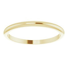 Load image into Gallery viewer, 10K Yellow 1.5 mm Half Round Band Size 6
