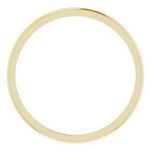Charger l&#39;image dans la galerie, 14K Yellow 1 mm Half Round Band Size 9
