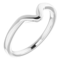 Load image into Gallery viewer, Sterling Silver Band for 10 x 7 mm Pear Ring
