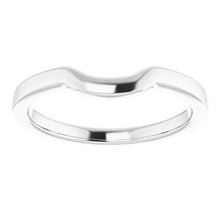 Charger l'image dans la galerie, Sterling Silver Band for 9 x 9 mm Cushion Ring
