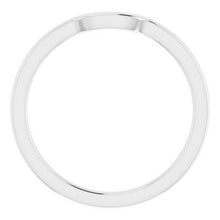 Charger l'image dans la galerie, Sterling Silver Band for 5 x 5 mm Asscher Ring
