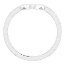 Charger l'image dans la galerie, Sterling Silver Band for 12 x 8 mm Pear Ring
