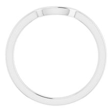 Load image into Gallery viewer, Sterling Silver Band for 8 x 8 mm Cushion Ring
